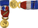 Frankreich Medaille Honneur-Travail, République Française, Palme -
