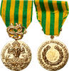 Frankreich Medaille Campagne d'Indochine, Uncirculated, Gilt -
