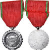 Frankreich Medaille Mérite National Français, Uncirculated, Silvered bronze -