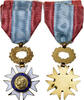 Frankreich Medaille Education Civique, Very Good Quality, Bronze, 36 -