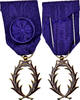 Frankreich Medaille Palmes Académiques Officier, Uncirculated, Gilt Bronze -