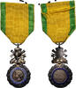 Frankreich Medaille Troisième République, Valeur et Discipline, Excellent -