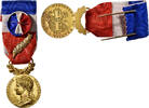 Frankreich Medaille Honneur-Travail, République Française, Palme -