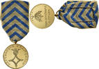 Frankreich Medaille Commémorative d'Afrique du Nord, Excellent Quality, Gilt -