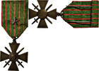 Frankreich Medaille Croix de Guerre, WAR, Une Citation, Excellent -
