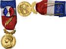 Frankreich Medaille Honneur-Travail, République Française, Palme -