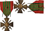 Frankreich Medaille Croix de Guerre, Une Citation, Uncirculated, Bronze -