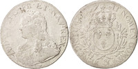 Frankreich Ecu Münze, Louis XV, Écu aux branches d'olivier, Aix, S -