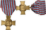 Frankreich Medaille Croix du Combattant, WAR, Excellent Quality -