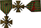 Frankreich Medaille Croix de Guerre, WAR, Une Citation, Excellent -