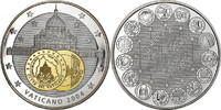 Vatikanstadt Medaille L'Europe, Vatican, Copper Plated Silver, STGL -