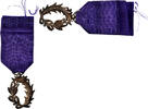 Frankreich Medaille Ordre des Palmes Académiques, Very Good Quality, Silvered -