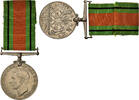 United Kingdom Medaille Georges VI, The Defence Medal, WAR -