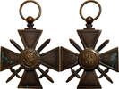 Frankreich Medaille Croix de Guerre, Good Quality, Bronze, 38 -