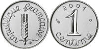 Frankreich Centime Épi, Monnaie de Paris, BU, Stainless Steel, STGL -