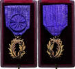 Frankreich Medaille Palmes Académiques Officier, Excellent Quality, Gold, 38 -