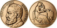 Frankreich Medaille Victor Hugo, MDP, Bronze, Lamourdedieu, VZ -