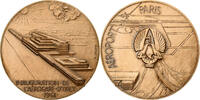Frankreich Medaille Inauguration de l'Aéroport d'Orly, Bronze, Dropsy -