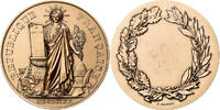 Frankreich Medaille La Constitution, Bronze, Dubois.H, VZ -