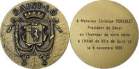 Frankreich Medaille La Ville de Saint-Lô à Christian Poncelet, Président du -