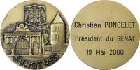Frankreich Medaille La Ville de Surgères à Christian Poncelet, Président du -