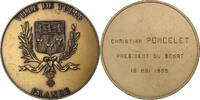 Frankreich Medaille La Ville de Tulle à Christian Poncelet, Président du -