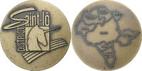 Frankreich Medaille District de Saint-Lô, Bronze, Pichard, SS -