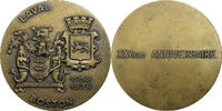 Frankreich Medaille Jumelage Laval-Boston, XXème Anniversaire, Bronze -