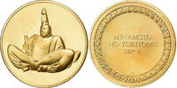 Frankreich Medaille Minamoto No Yoritomo, Gilt Bronze, UNZ -