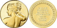 Frankreich Medaille Pauline Borghèse en Vénus Victorieuse, Gilt Bronze, UNZ -