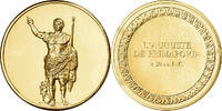 Frankreich Medaille L'Auguste de Primaporta, Gilt Bronze, UNZ -