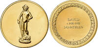 Frankreich Medaille David, Donatello, Gilt Bronze, VZ -