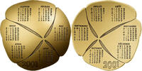 Frankreich Medaille Médaille de Table , Calendrier, Bronze, VZ -
