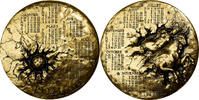 Frankreich Medaille Calendrier, Europe sur un Taureau, Bronze, Mayot -