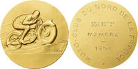 Frankreich Medaille Moto-Club du Nord de la France, Gilt Bronze -
