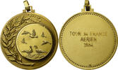 Frankreich Medaille Tour de France Aérien, Métal, VZ -