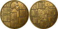 Frankreich Medaille Calendrier, Mozart, Salzburg, Bronze, Rodier, VZ -