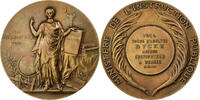 Frankreich Medaille Instruction Public, Cours d'Adulte, Bronze -