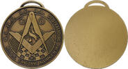Frankreich Medaille Grande Loge Nationale Française, Strasbourg, Bronze, VZ -
