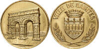 Frankreich Medaille Ville de Saintes, Gilt Bronze, UNZ -