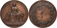Frankreich Medaille Exposition Nationale Agricole, Kupfer, Bovy, SS+ -