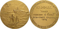 Frankreich Medaille F.A.M.M.A.C, Associations de Marins, Gilt Bronze -