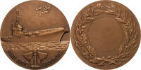 Frankreich Medaille Porte-Avions Arromanches, Bronze, Guiraud, VZ -
