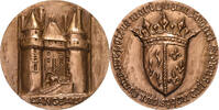Frankreich Medaille Langeais, Bronze, Annette Landry, UNZ -