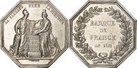 Frankreich betaalpenning Banque de France, Silber, Dumarest, SS+ -
