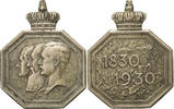 Belgien Medaille Centenaire, Very Good Quality, Silvered bronze -
