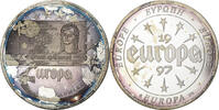 Frankreich Medaille Europa, Silber, Danmark, VZ -