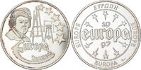Frankreich Medaille Europa, Silber, Danmark, VZ -