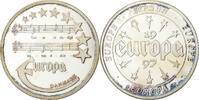 Frankreich Medaille Europa, Silber, Danmark, VZ -