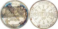 Frankreich Medaille Europa, Silber, Osterreich, VZ -